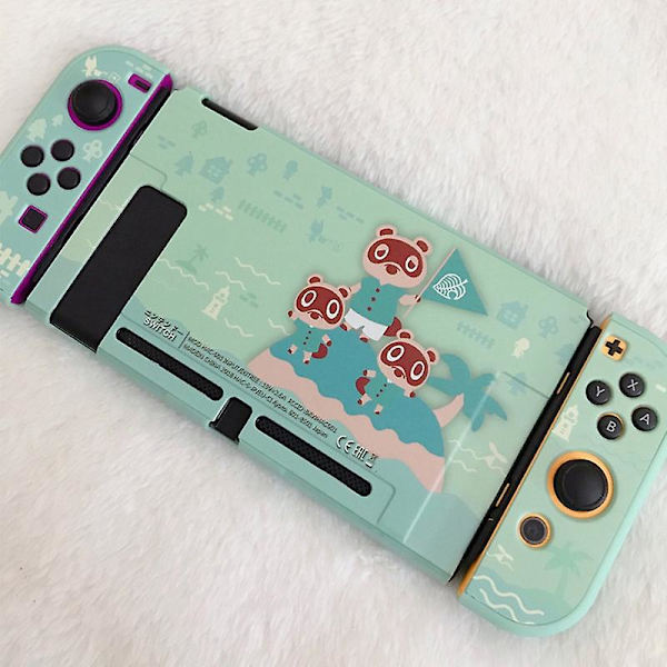 Beskyttende skal til Nintendo Switch Animal Crossing Hard Case Cover Shell Controller Taske til Nintendo Switch Tilbehør green