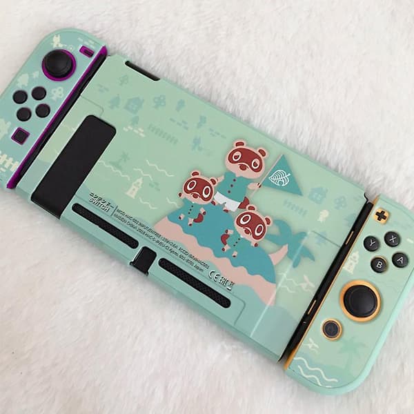 Suojakuori Nintendo Switch Animal Crossing Hard Case cover Shell Controller Case Nintendo Switch -lisävarusteelle green