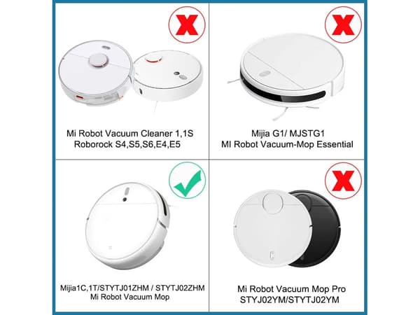 6-delt Tilbehørspakke til Xiaomi Mi Robot Vacuum Mop 2 Stytj03