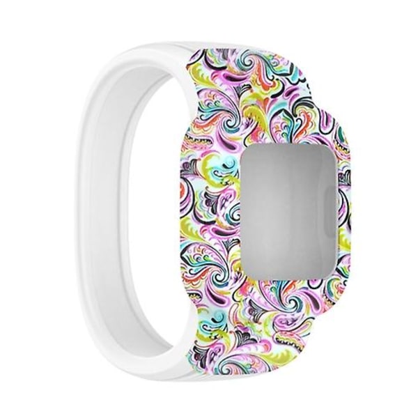 For Garmin Vivofit Jr3 No Spenne Silikon Printing Watch Band Facial Makeup