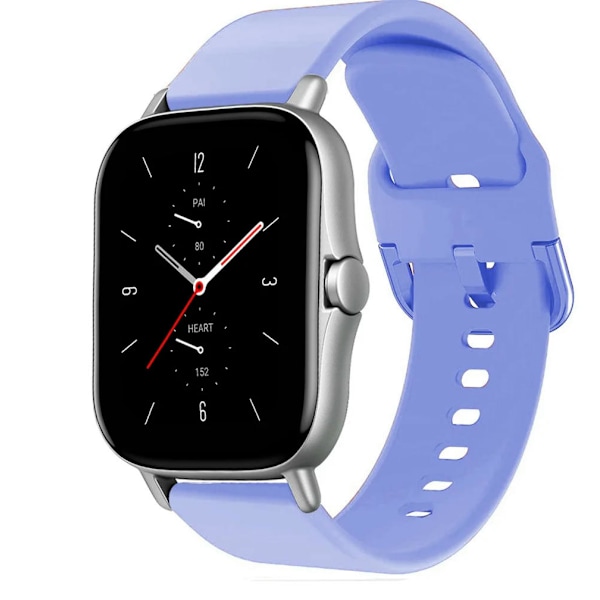 Silikonband för Amazfit GTS/GTS 2/GTS 2e/GTS 2 mini/GTR 42mm Armband, 20mm Bandersättning Snabbfrigörande Klockarmband för Amazfit Bip/Bip Lite