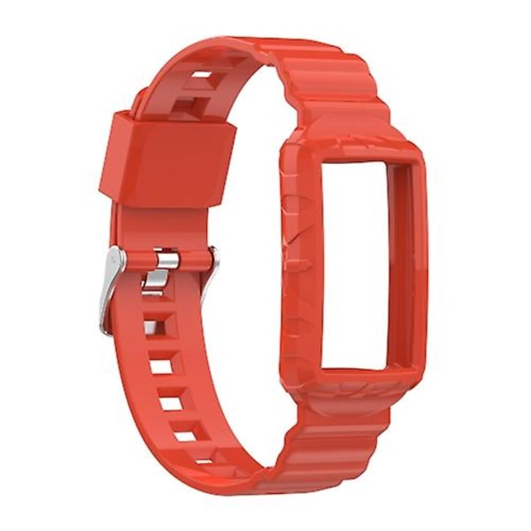 Til Fitbit Charge 4 Silicone One Body Armor urbånd Orange