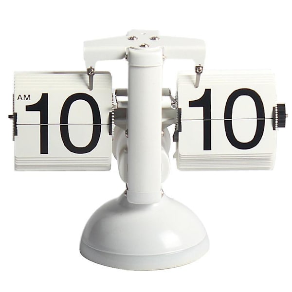 Flip Digital Clock Small Scale Bordklocka Flip Clock Quartz Clock Heminredning Black