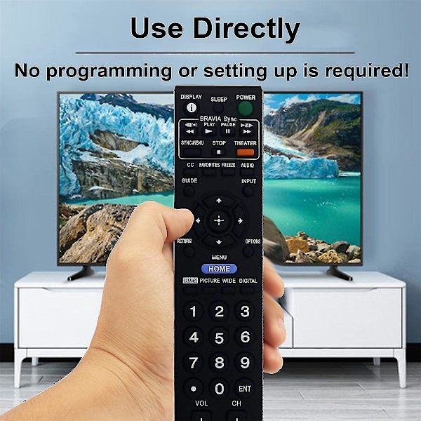 -yd023 Fjernkontroll erstatning for LCD LED TV HDTV -32vl140 -32xbr6 -37xbr6 -40v4100 -40v4150