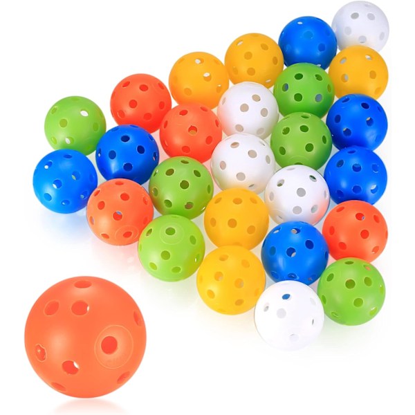 Luftflöde Ihåliga Golfbollar för Svingträning (28-pack)