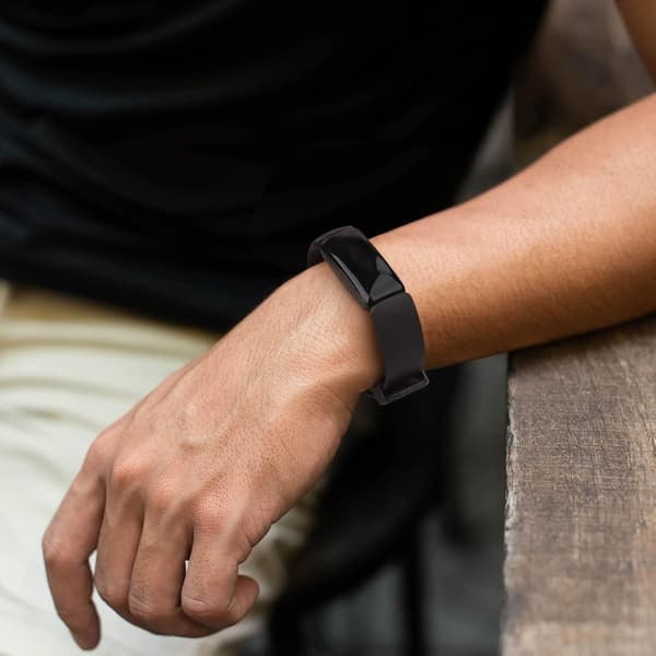 Mjuk Silikon Sportbytesband för Fitbit Inspire 2 (Kvinnor/Män)