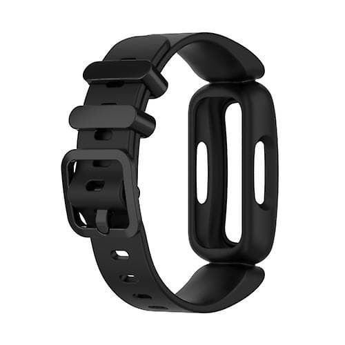For Fitbit Inspire 2 silikonklokkerem Black
