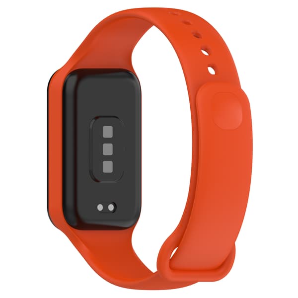 Silikonerem til Xiaomi Band 8 Active/Redmi Band 2 Smartwatch (Orange)
