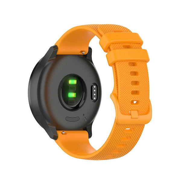 22mm Rutete Silikonrem for Xiaomi Watch S1 Yellow