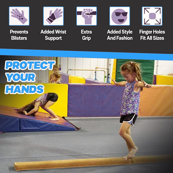 4 st Gymnastik Grepp Armband för Flickor och Ungdomar - Gymnastik Utrustning