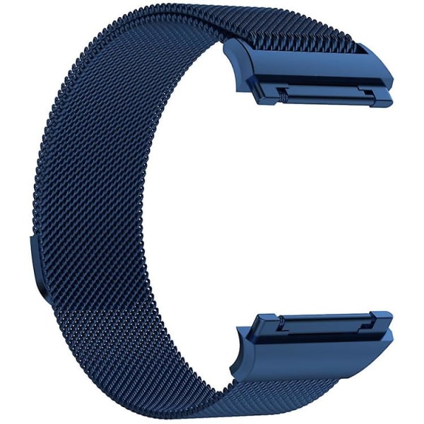 Til Fitbit Ionic Milanese urbånd, stor størrelse: 24x2,2 cm Blue