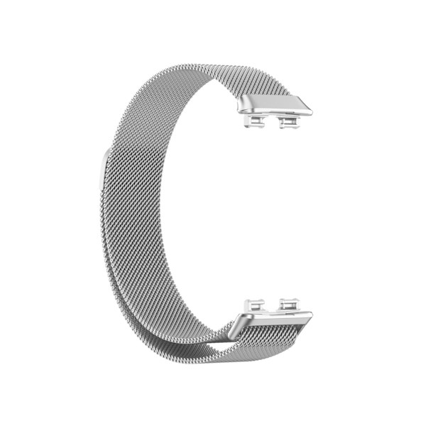 Huawei Strap 8:n älykellon ranneke milanonteräksestä (hopea)