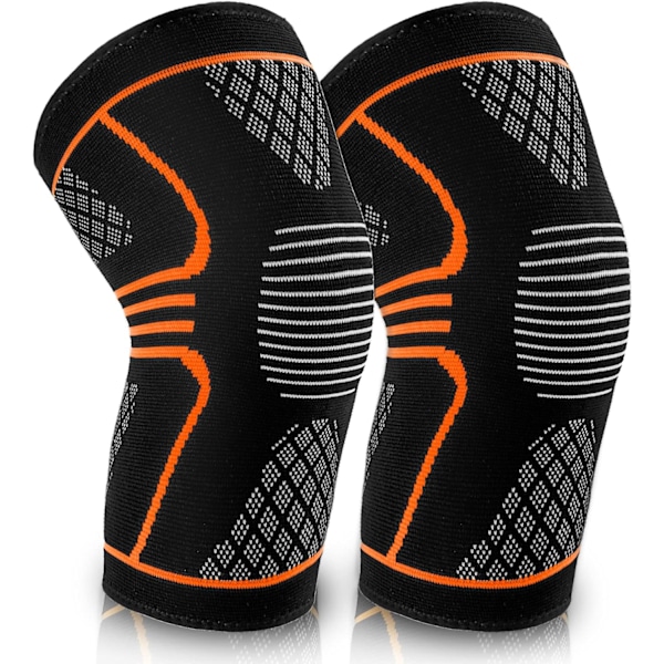 2-pack knäskydd för knäsmärta, män & kvinnor - Bästa knäkompressionen