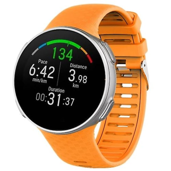 For Polar Vantage V Silikon Smart Watch Band Orange