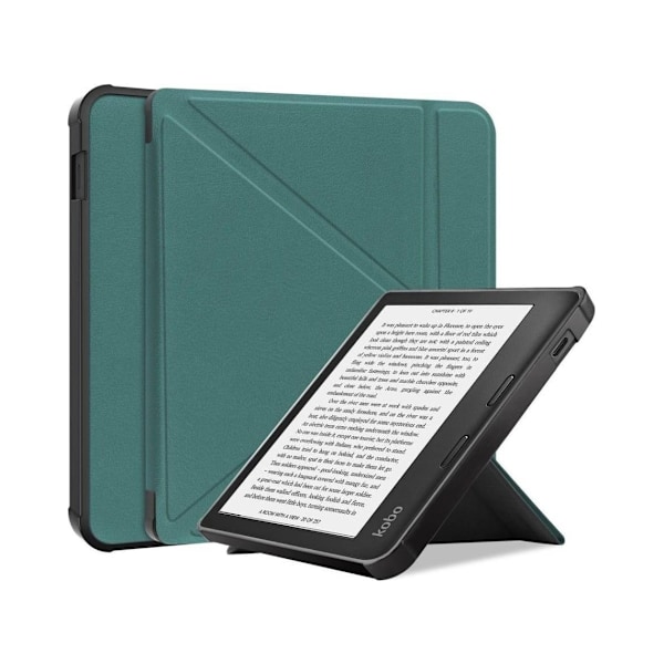Automaattinen herätys/lepotila tablettikotelo (kobo Libra 2 7 Vihreä)