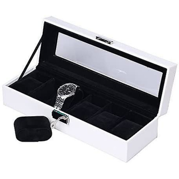 Watch med 6 fack Case i konstläder och watch