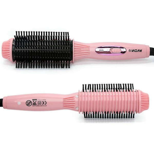 Rett krøllhårbørste kam rett hårkam hårkrøller Pink USA Plug