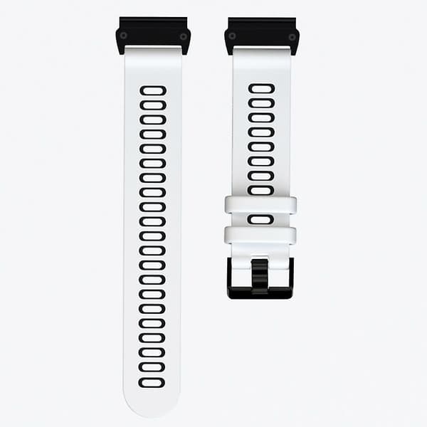 Garmin Fenix ​​7x kaksiväriselle watch White Black