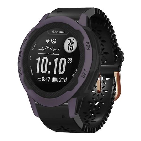 For Garmin Instinct 2s 20 mm damesilikonklokkerem med blonder Black