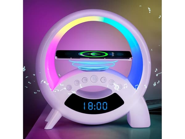 Smartklokke med Bluetooth-samtaler, pulsmåling og moderne design i rosa