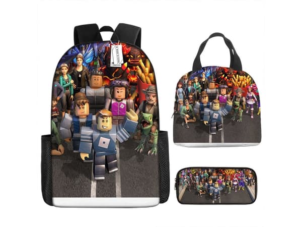 Roblox Ryggsäck Tredelad Set7