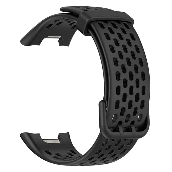 Rem til Xiaomi Band 7 Pro Åndbar Silikonerem (Sort)