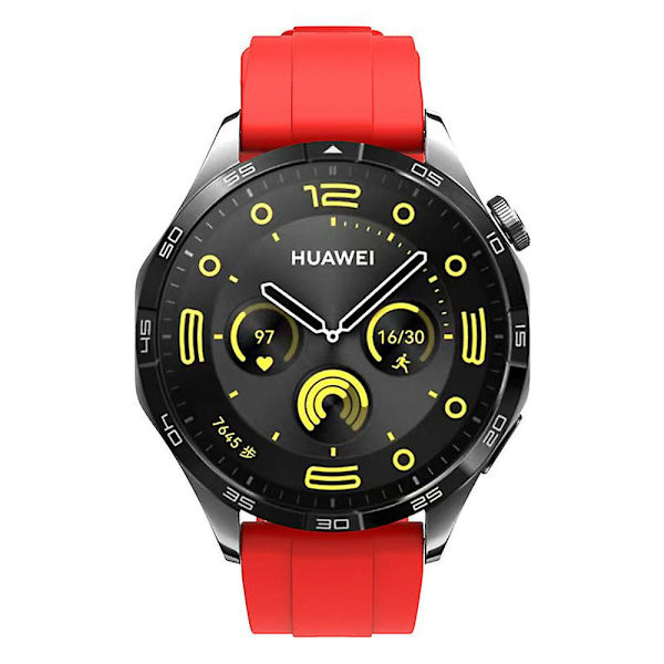 22mm Silikonarmband Ersättning Smartwatch För Huawei Watch Gt 4 46mm Red