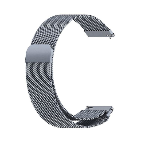 Ersättningsrem i rostfritt stål Magnetisk Milan Fashion Armband för Samsung Galaxy Watch 3 gray 20mm