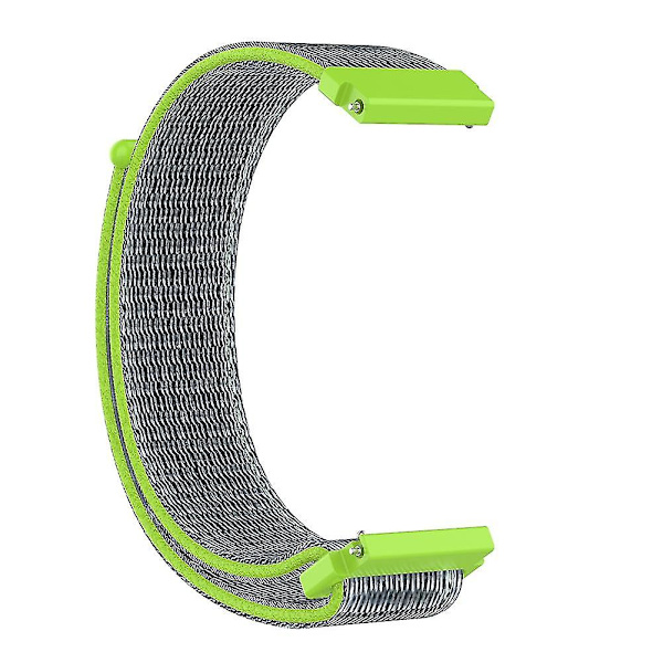 Watch för 18 mm nylon klocka med andningsförmåga för F-ossil Gen 4 Green Blue