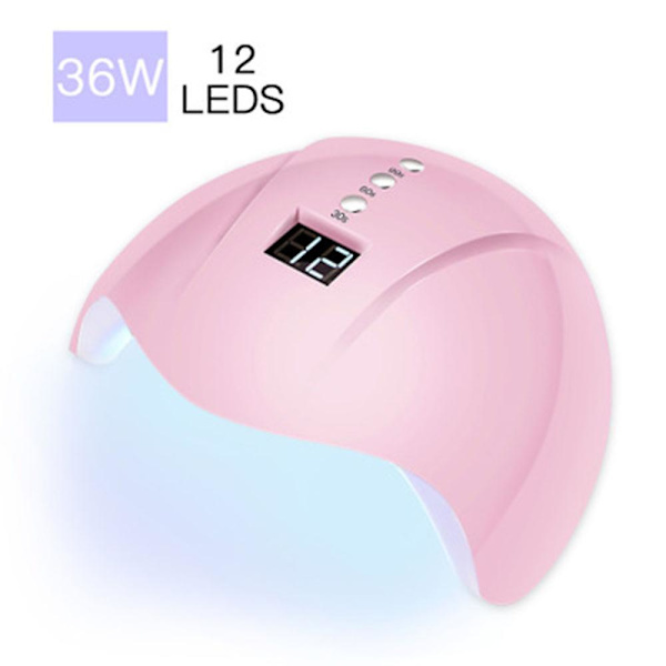Bärbar USB elektrisk set Polish Pen File Kit, 36w Pink
