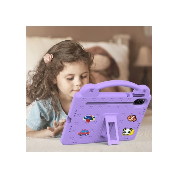 Kotelo Honor Pad X9 / Pad X8 Pro (11,5 tuumaa) - Iskunvaimennus ja teline, violetti