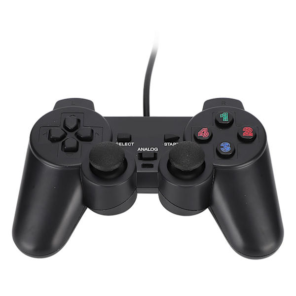 Kablet USB Gamepad med Dobbelt Vibration til PC Bærbar - Computer Spil Controller Joystick
