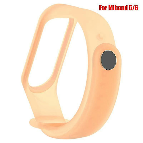Silikonrem for Xiaomi Mi 3 4 5 6 Armbånd Xiaomi Sport Smartwatch Myk Håndledd e 2 mi 5 6