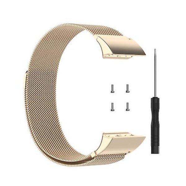 Til Garmin Forerunner 35 / 30 Milanese urbånd Champagne Gold