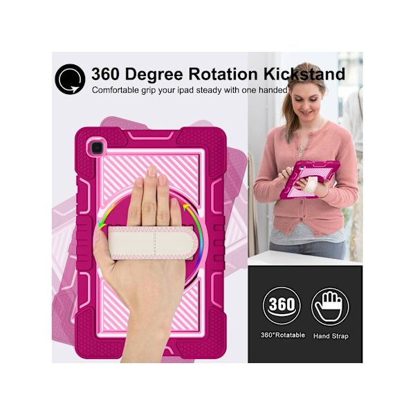 Samsung Galaxy Tab A7 10.4 Rhp Tablet Fodral Röd