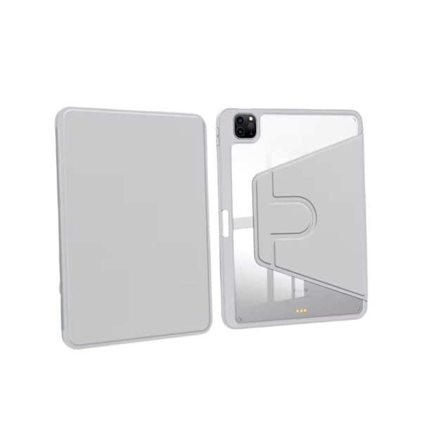 Crystal Folio Fodral 360º Rotation för Redmi Pad 10.6 2022 Grå