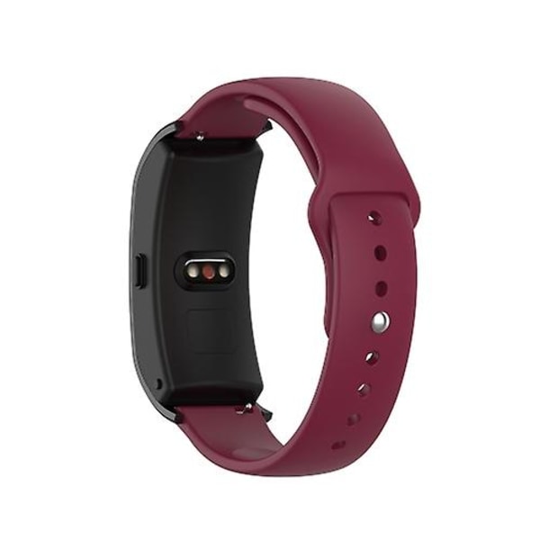 For Garmin Vivomove 3s / 4s 18 mm omvendt spenne silikonklokkerem Wine Red