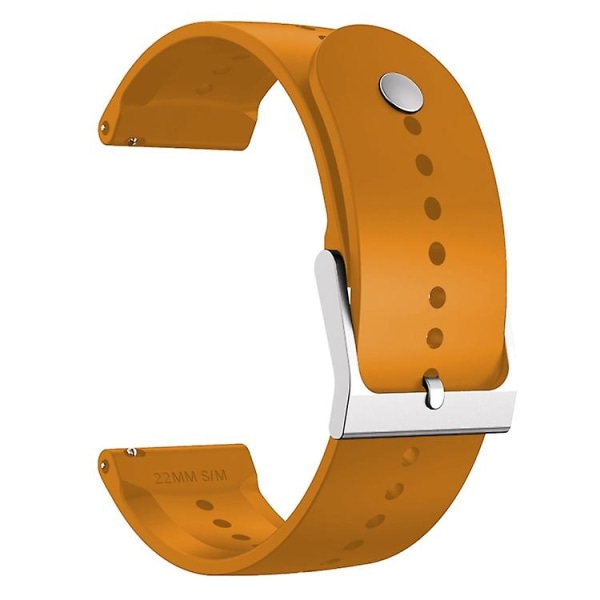 For Suunto 5 Peak Silicone Watch Band Amber Yellow
