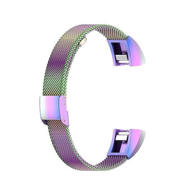 For Fitbit Alta / Alta Hr / Ace Watch Button Mesh Metal Replacement Strap Watchrem Colorful