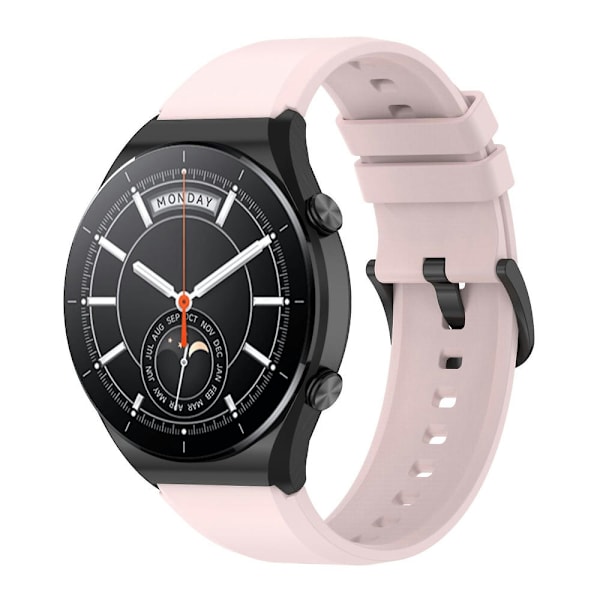 22mm silikonihihna Xiaomi Watch S1 -älykelloon Light Pink