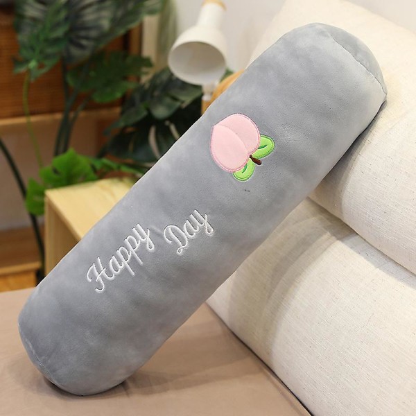 Tecknad lång sömn kudde gravid kvinna kropp nack kudde Health Care Pad gray 130cm