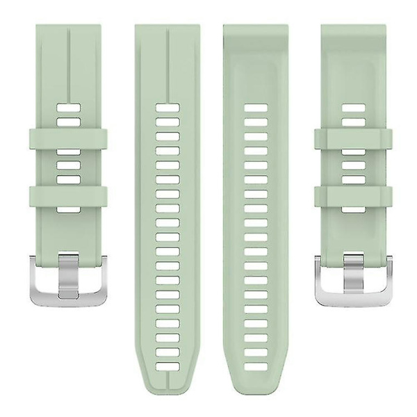 Garmin Descent G1 / Forerunner 745/945/935 / Approach S62 -yhteensopiva yksivärinen silikoniranneke VDCC 1 Mint Green