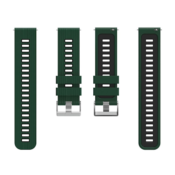 Silikonrem for Huawei Watch GT 3 42mm 1 Dark Green Black