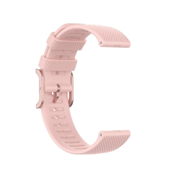 For Polar Ignite 20 mm Dot Texture Watch Band Light Pink