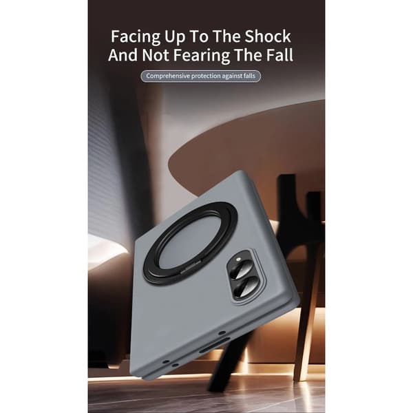 Magnetisk deksel til Samsung Galaxy Z Fold8, fallsikkert med 360° roterende stativ Green