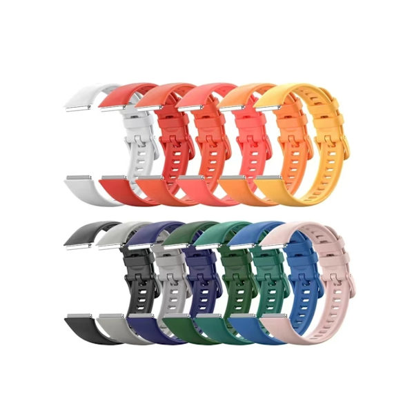Smartwatch-rem for Huawei Strap 7 / Honor Strap 7 Ren Silikon (Høstgul)
