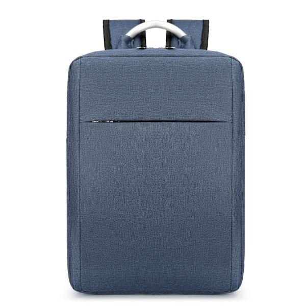 Tietokoneen reppu alumiinikahvalla ilman USB:tä, sininen