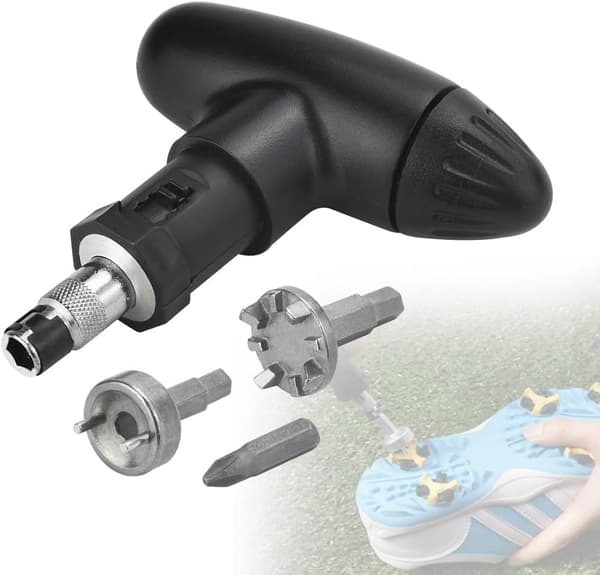 Golf Spike Wrench Værktøjssæt - Robust Cleat Fjerner