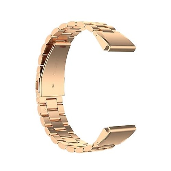 För Garmin Fenix ​​5s watch i rostfritt stål Rose Gold