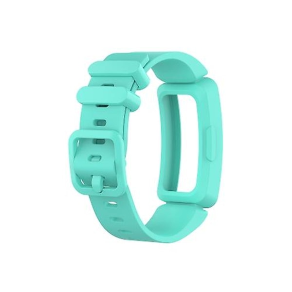 Smart Watch Silicon Watch Band For Fitbit Inspire Hr Lake Blue